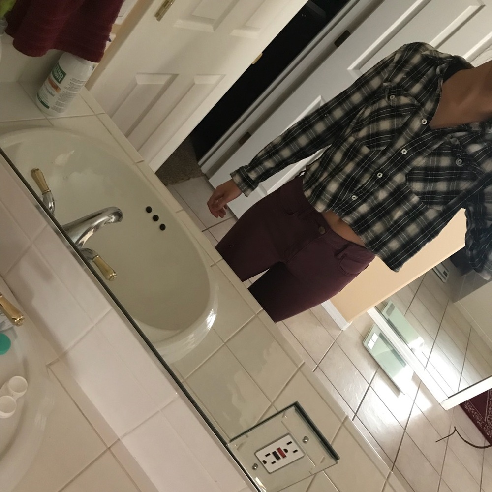 Cropped flannel - Picture 3 of 6